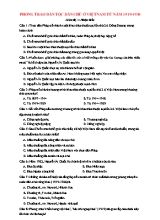 120 Câu trắc nghiệm Lịch sử 12 - Phòng trào dân tộc dân chủ ở Việt Nam (1919-1930)